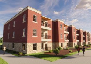 Mock up of Western Colorado University Faculty and Staff Housing Project