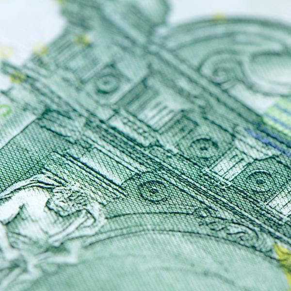 Close up of dollar bill