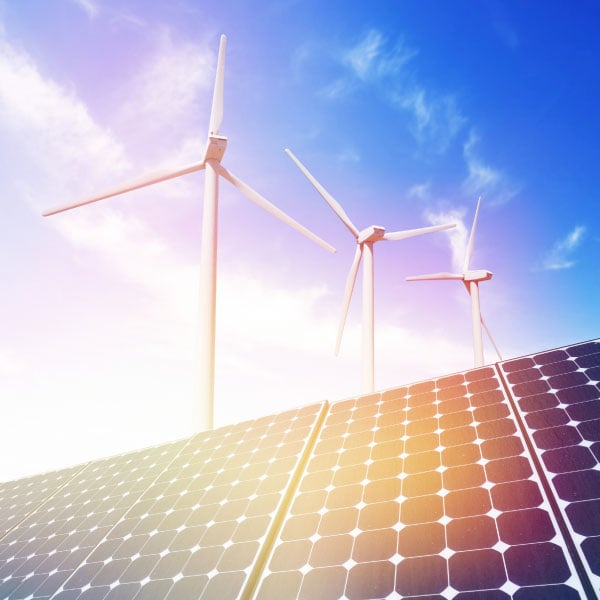 Solar and Wind Farm