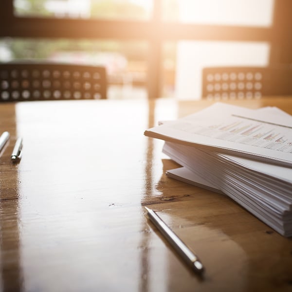 Papers on Desk