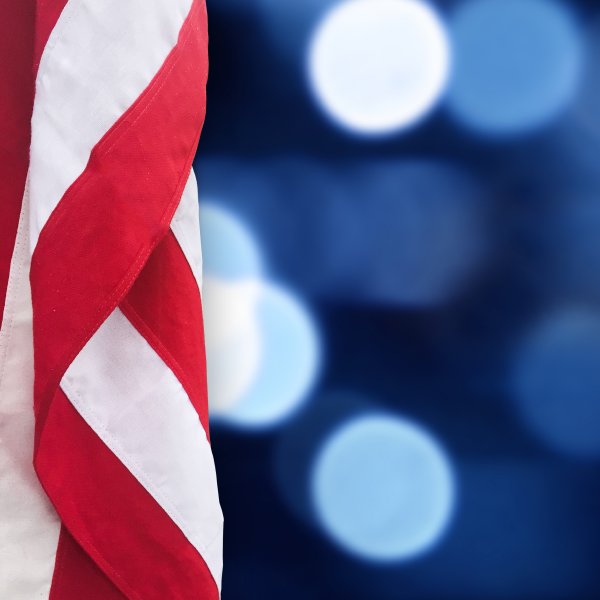 Abstract Image of U.S. Flag